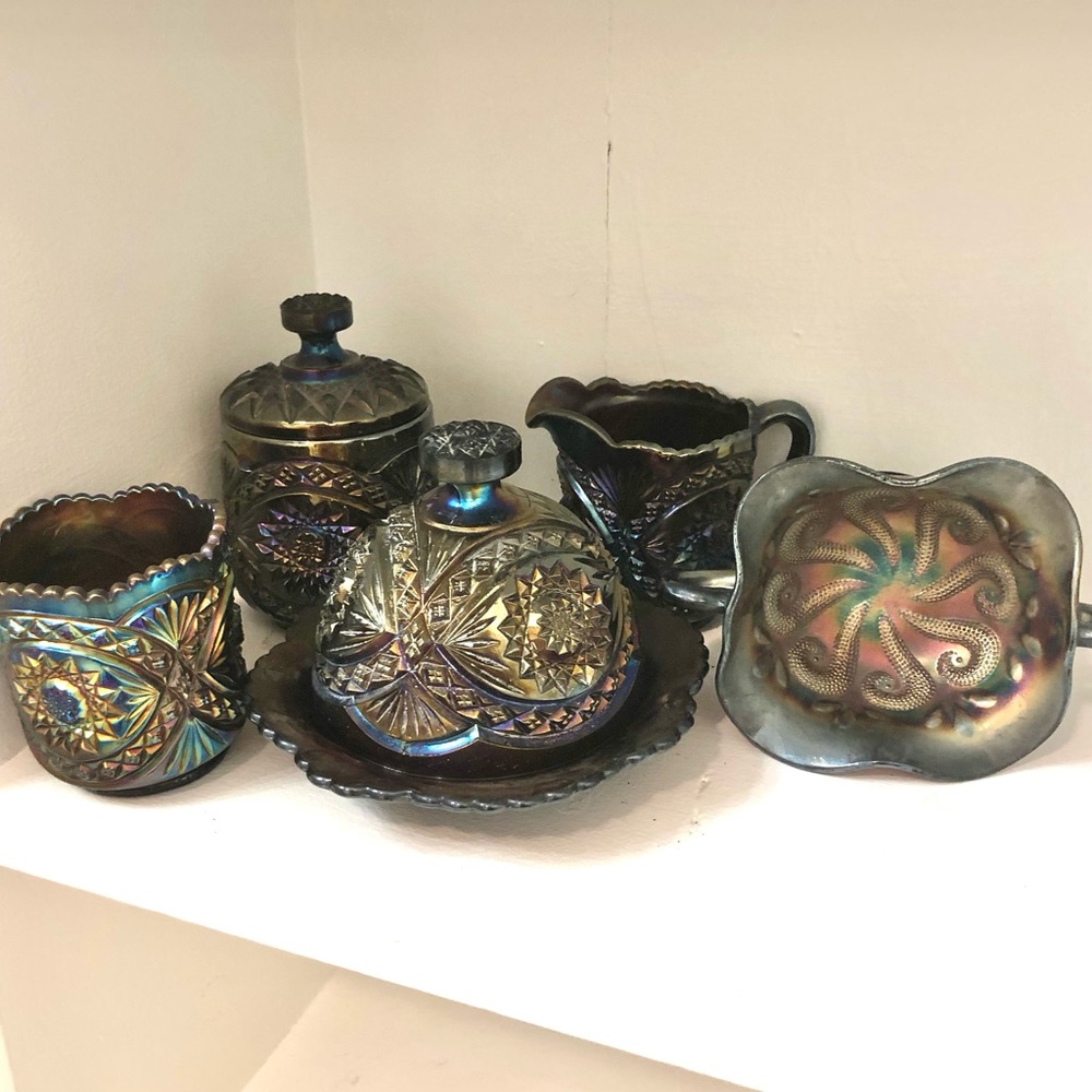 Carnival Iridescent Glassware Set